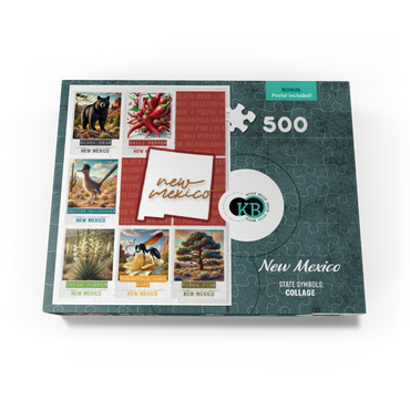 New Mexico: State Symbols Poster 500 Jigsaw Puzzle box view3