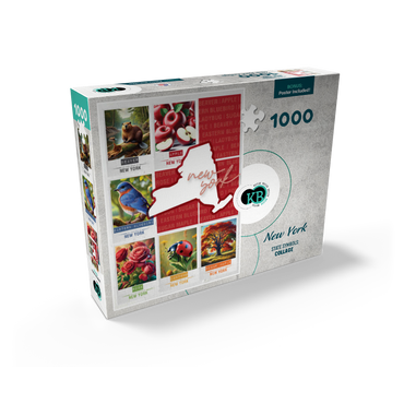 New York: State Symbols Poster 1000 Jigsaw Puzzle box view2