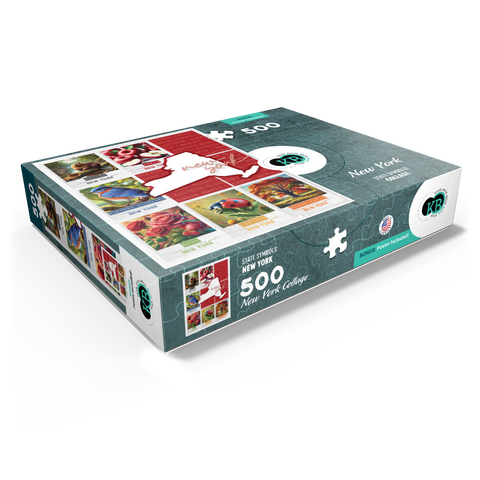 New York: State Symbols Poster 500 Jigsaw Puzzle box view1