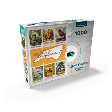 North Carolina: State Symbols Poster 1000 Jigsaw Puzzle box view2