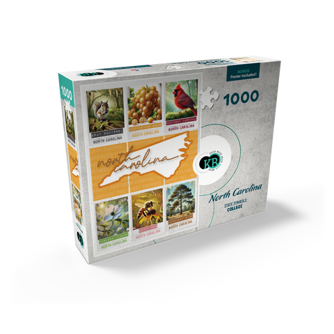 North Carolina: State Symbols Poster 1000 Jigsaw Puzzle box view2