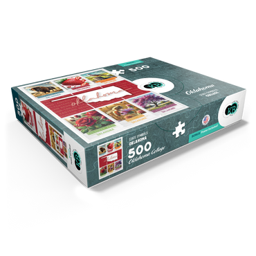 Oklahoma: State Symbols Poster 500 Jigsaw Puzzle box view1