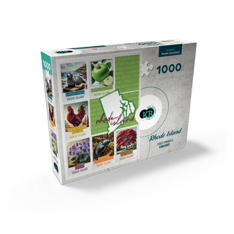 Rhode Island: State Symbols Poster 1000 Jigsaw Puzzle box view2