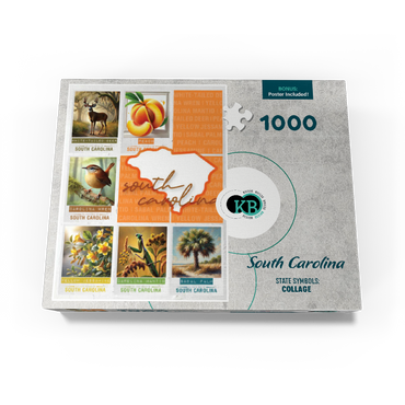 South Carolina: State Symbols Poster 1000 Jigsaw Puzzle box view3
