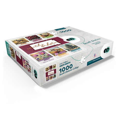 South Dakota: State Symbols Poster 1000 Jigsaw Puzzle box view1