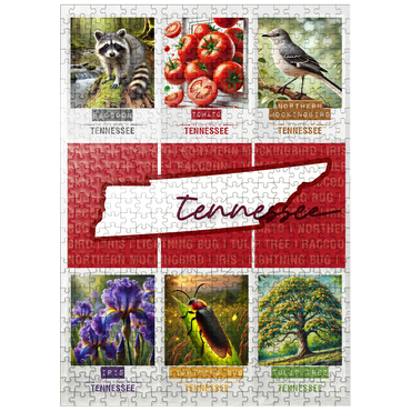 puzzleplate Tennessee: State Symbols Poster 500 Jigsaw Puzzle