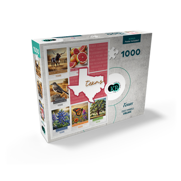 Texas: State Symbols Poster 1000 Jigsaw Puzzle box view2