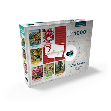 Washington: State Symbols Poster 1000 Jigsaw Puzzle box view2