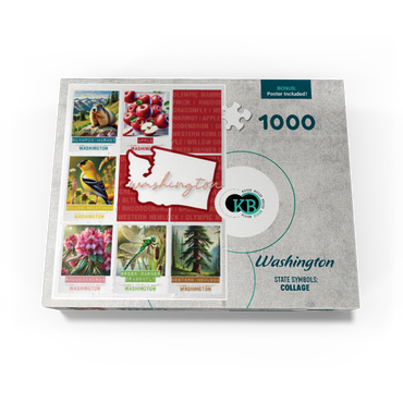 Washington: State Symbols Poster 1000 Jigsaw Puzzle box view3