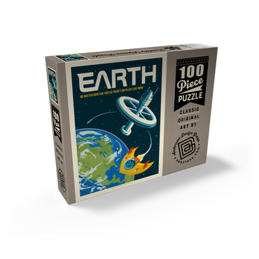 Earth: No Place Like Home, Vintage Poster 100 Jigsaw Puzzle box view2