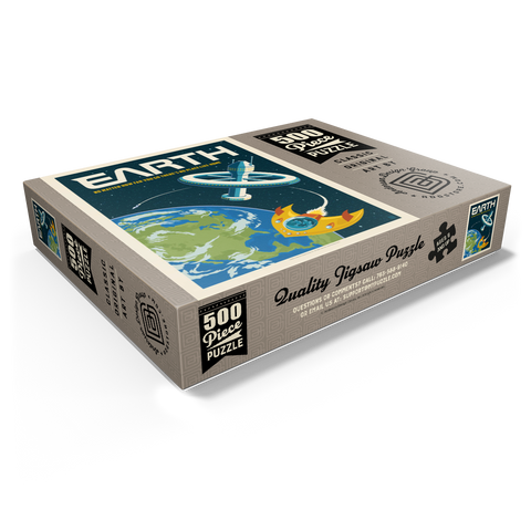 Earth: No Place Like Home, Vintage Poster 500 Jigsaw Puzzle box view1