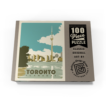 Canada: Toronto, Vintage Poster 100 Jigsaw Puzzle box view3