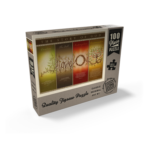 The Story of God, Vintage Poster 100 Jigsaw Puzzle box view2