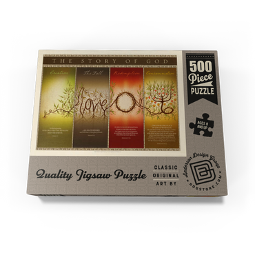 The Story of God, Vintage Poster 500 Jigsaw Puzzle box view3