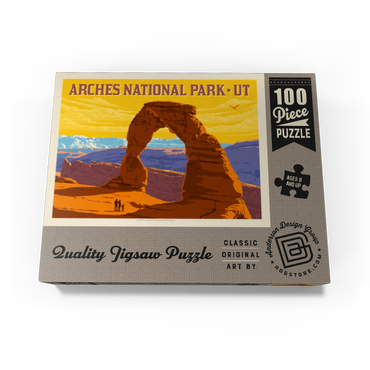Arches National Park: Delicate Arch Sunset (Horizontal) 100 Jigsaw Puzzle box view3