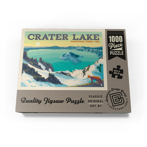 Crater Lake National Park: Winter Fox (Horizontal) 1000 Jigsaw Puzzle box view3
