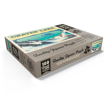 Crater Lake National Park: Winter Fox (Horizontal) 100 Jigsaw Puzzle box view1
