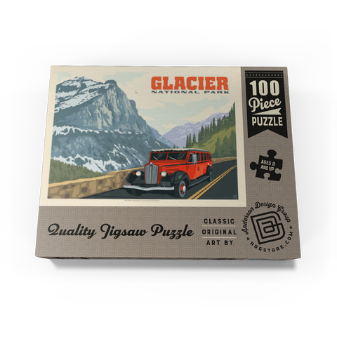 Glacier National Park: Going To The Sun Road (Horizontal) 100 Jigsaw Puzzle box view3