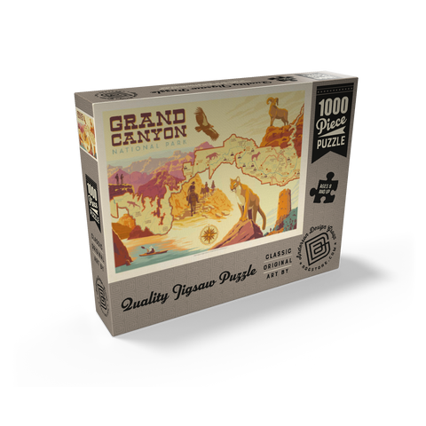Grand Canyon National Park: Illustrated Map 1000 Jigsaw Puzzle box view2