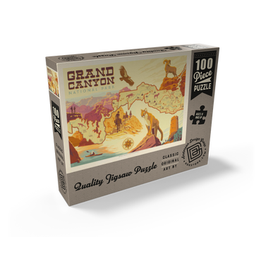 Grand Canyon National Park: Illustrated Map 100 Jigsaw Puzzle box view2