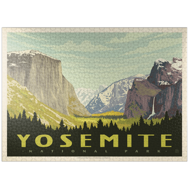 puzzleplate Yosemite National Park: Yosemite Valley (Horizontal) 1000 Jigsaw Puzzle