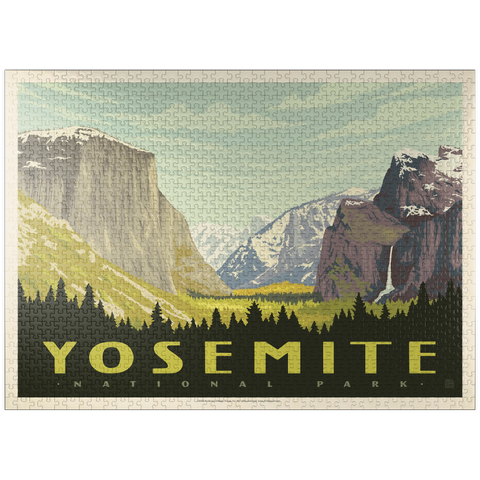 puzzleplate Yosemite National Park: Yosemite Valley (Horizontal) 1000 Jigsaw Puzzle