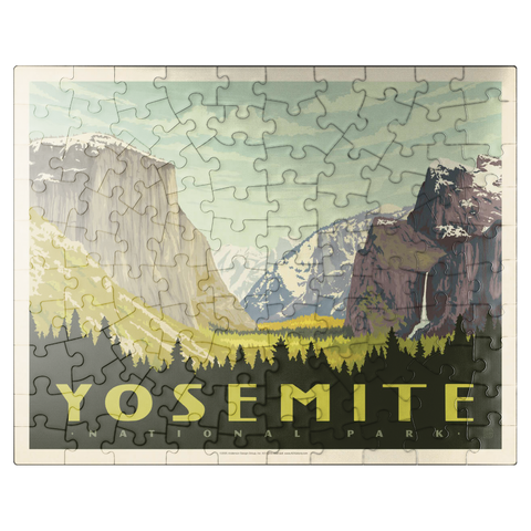 puzzleplate Yosemite National Park: Yosemite Valley (Horizontal) 100 Jigsaw Puzzle