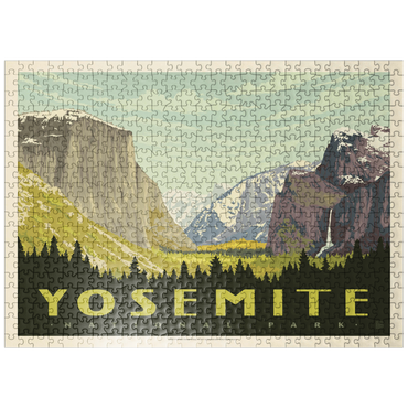 puzzleplate Yosemite National Park: Yosemite Valley (Horizontal) 500 Jigsaw Puzzle