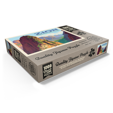 Zion National Park: Ascent To Angels Landing (Horizontal) 1000 Jigsaw Puzzle box view1