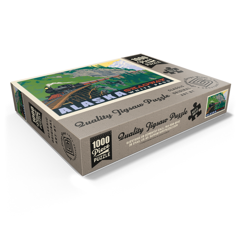 Alaska: Skagway, Vintage Poster 1000 Jigsaw Puzzle box view1