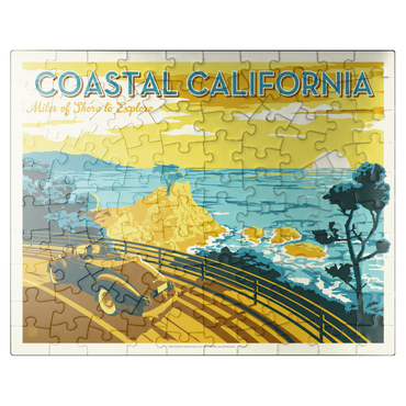 puzzleplate Coastal California (Horizontal) 100 Jigsaw Puzzle