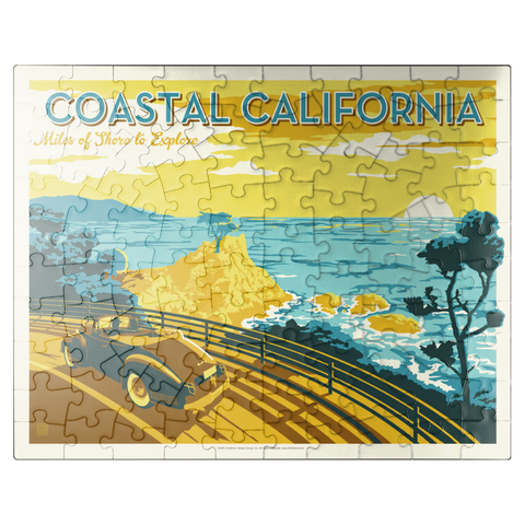 puzzleplate Coastal California (Horizontal) 100 Jigsaw Puzzle