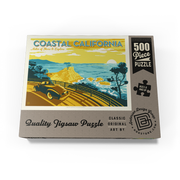 Coastal California (Horizontal) 500 Jigsaw Puzzle box view3