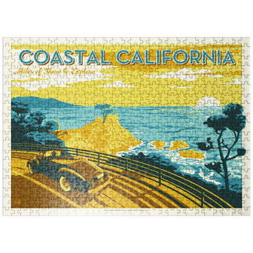 puzzleplate Coastal California (Horizontal) 500 Jigsaw Puzzle