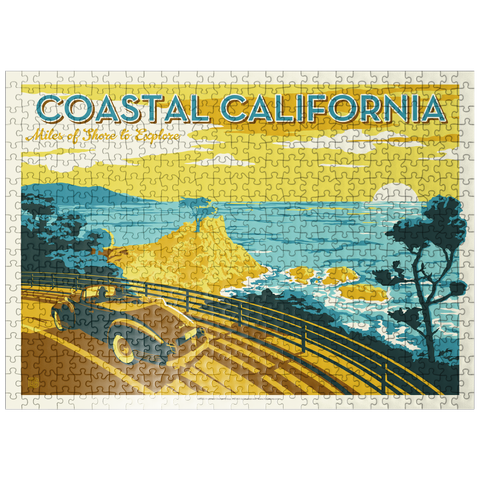 puzzleplate Coastal California (Horizontal) 500 Jigsaw Puzzle