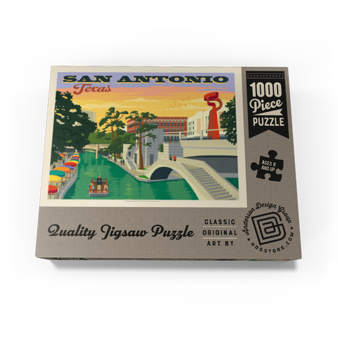 San Antonio, TX: River Walk (Horizontal) 1000 Jigsaw Puzzle box view3