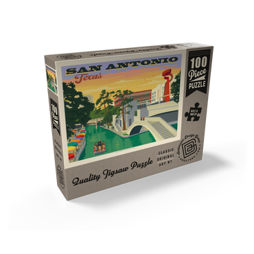 San Antonio, TX: River Walk (Horizontal) 100 Jigsaw Puzzle box view2