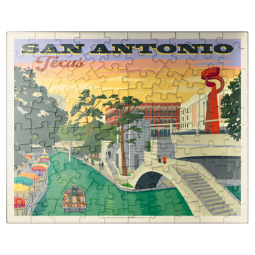 puzzleplate San Antonio, TX: River Walk (Horizontal) 100 Jigsaw Puzzle