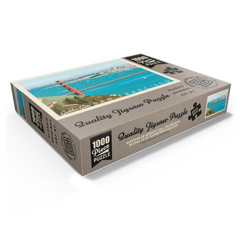San Francisco: Golden Gate Bridge (Horizontal) 1000 Jigsaw Puzzle box view1