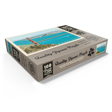 San Francisco: Golden Gate Bridge (Horizontal) 100 Jigsaw Puzzle box view1