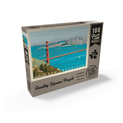 San Francisco: Golden Gate Bridge (Horizontal) 100 Jigsaw Puzzle box view2