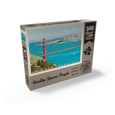 San Francisco: Golden Gate Bridge (Horizontal) 500 Jigsaw Puzzle box view2