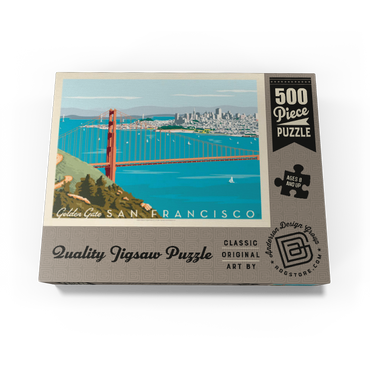 San Francisco: Golden Gate Bridge (Horizontal) 500 Jigsaw Puzzle box view3