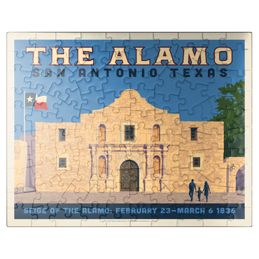 puzzleplate San Antonio, TX: The Alamo (Horizontal) 100 Jigsaw Puzzle
