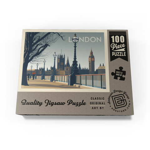 England: London (Horizontal) 100 Jigsaw Puzzle box view3