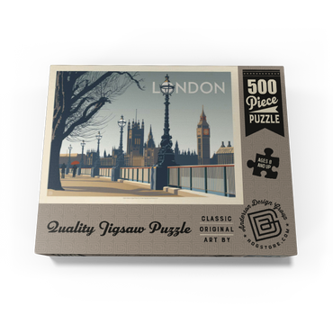 England: London (Horizontal) 500 Jigsaw Puzzle box view3