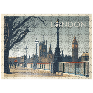 puzzleplate England: London (Horizontal) 500 Jigsaw Puzzle
