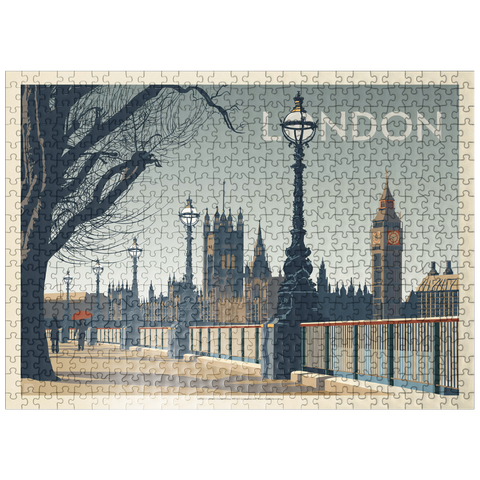 puzzleplate England: London (Horizontal) 500 Jigsaw Puzzle