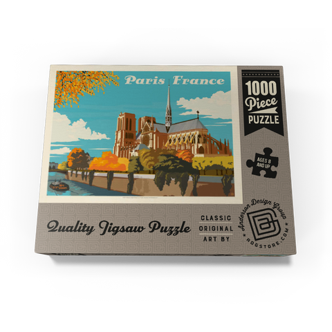 France: Paris, Notre Dame (Horizontal) 1000 Jigsaw Puzzle box view3