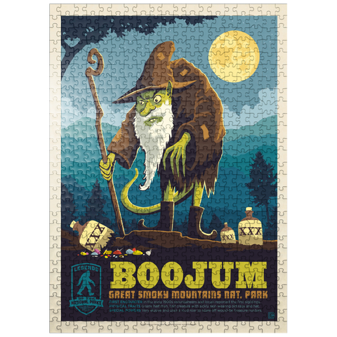 puzzleplate Legends Of The National Parks: Great Smoky Mountain's Boojum 500 Jigsaw Puzzle